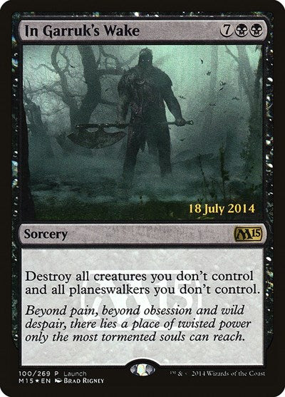 In Garruk's Wake (Promos: Launch Party and Release Event) Near Mint Foil