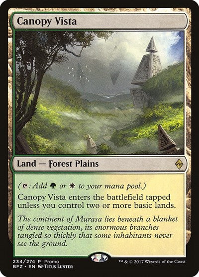 Canopy Vista (Promos: Standard Showdown) Medium Play