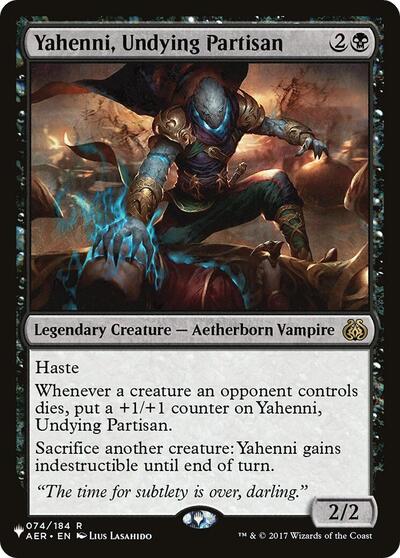 Yahenni, Undying Partisan (The List) Light Play