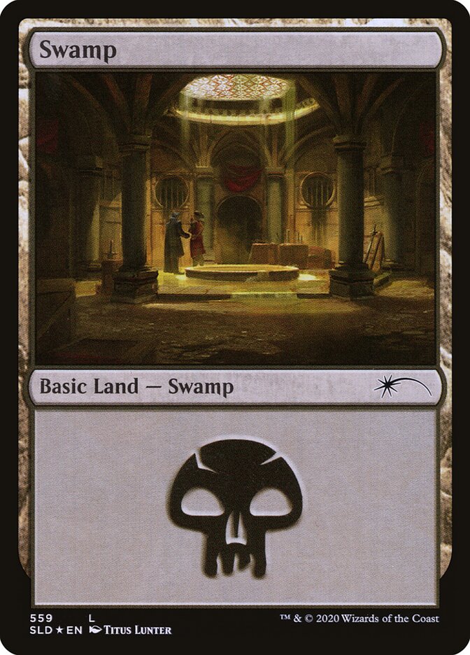 Swamp 559 (Secret Lair) Near Mint Foil