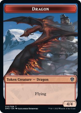 Dragon Token (Dominaria United) Light Play