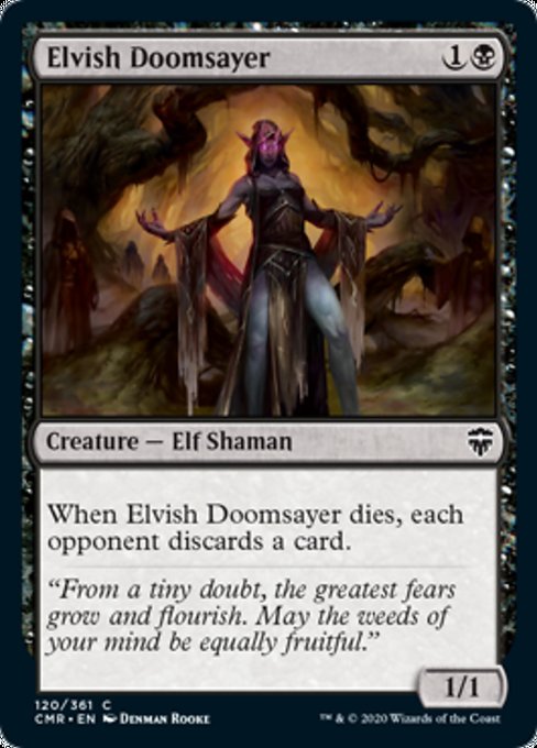 Elvish Doomsayer (Commander Legends) Light Play