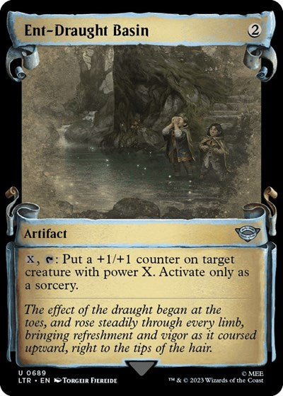 Ent-Draught Basin (Showcase Scrolls) (Universes Beyond: The Lord of the Rings: Tales of Middle-earth) Light Play Foil