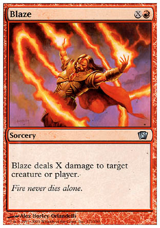 Blaze (8th Edition) Light Play