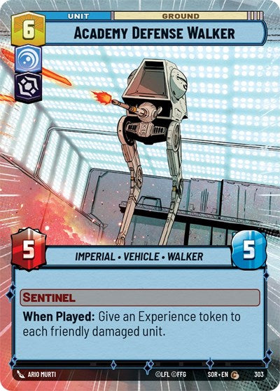 Academy Defense Walker (Hyperspace) (Spark of Rebellion) Near Mint