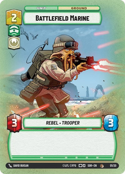 Battlefield Marine (Weekly Play Promos) Near Mint