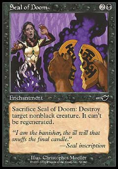 Seal of Doom (Nemesis) Light Play Foil
