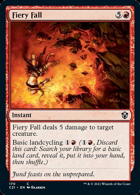 Fiery Fall (Commander 2021 Strixhaven) Near Mint