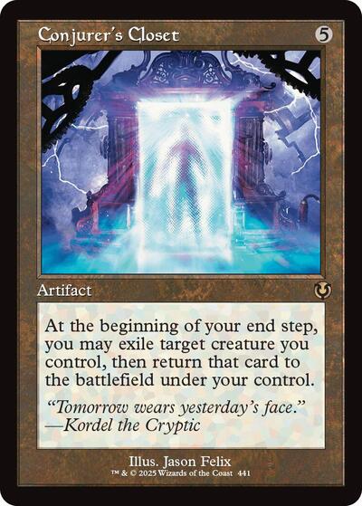 Conjurer's Closet (Retro Frame) (Innistrad Remastered) Light Play Foil