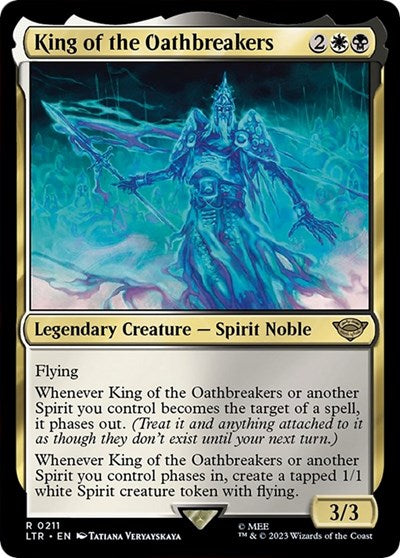 King of the Oathbreakers (Universes Beyond: The Lord of the Rings: Tales of Middle-earth) Light Play Foil