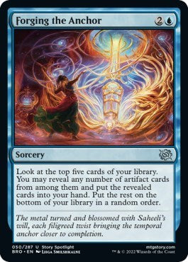 Forging the Anchor (The Brothers' War) Light Play Foil