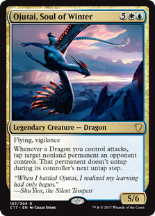 Ojutai, Soul of Winter (Commander 2017) Light Play