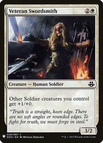 Veteran Swordsmith (Mystery Booster) Near Mint