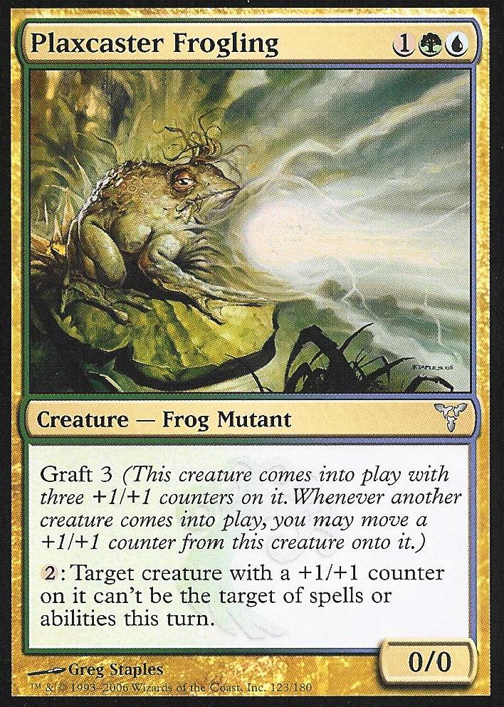 Plaxcaster Frogling (Dissension) Medium Play Foil