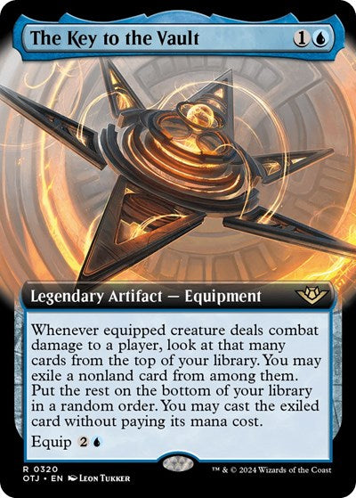 The Key to the Vault (Extended Art) (Outlaws of Thunder Junction) Light Play