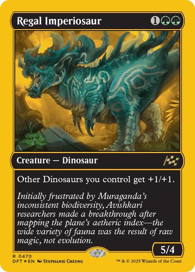 Regal Imperiosaur (First-Place Foil) (Aetherdrift) Near Mint Foil