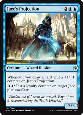 Jace's Projection (War of the Spark) Light Play