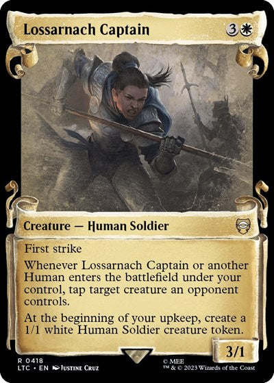 Lossarnach Captain (Showcase Scrolls) (Commander: The Lord of the Rings: Tales of Middle-earth) Near Mint