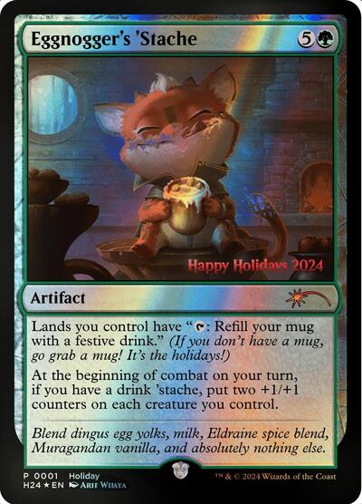 Eggnogger's 'Stache (Promos: Special Occasion) Light Play Foil