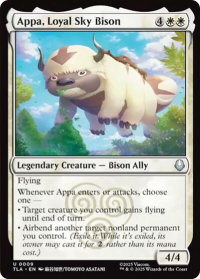 Appa, Loyal Sky Bison (Avatar: The Last Airbender) Light Play
