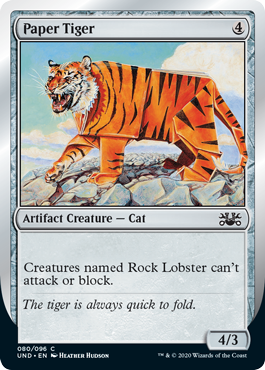 Paper Tiger (Unsanctioned) Near Mint