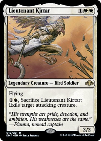 Lieutenant Kirtar (Dominaria Remastered) Near Mint Foil