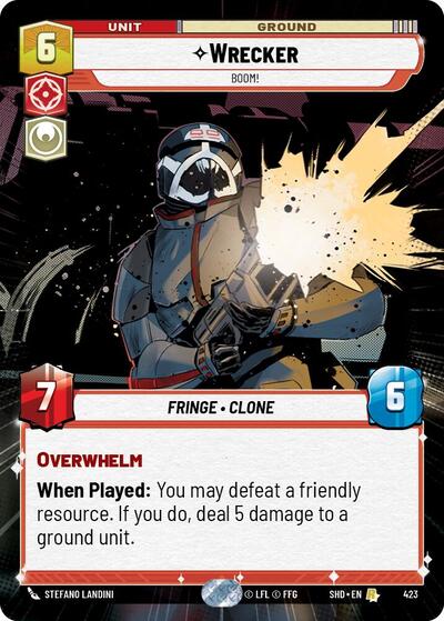 Wrecker BOOM! (Hyperspace) (Shadows of the Galaxy) Near Mint