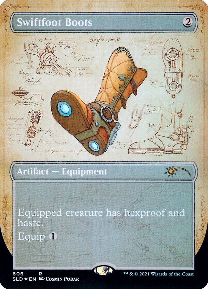 Swiftfoot Boots Blueprint (Secret Lair) Light Play Foil