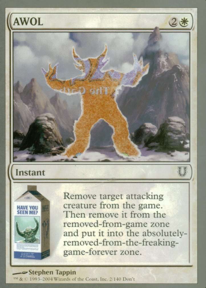 AWOL (Unhinged) Medium Play