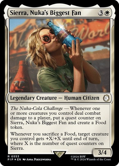 Sierra, Nuka's Biggest Fan (Surge Foil) (Universes Beyond: Fallout) Near Mint Foil