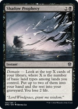 Shadow Prophecy (Dominaria United) Medium Play Foil