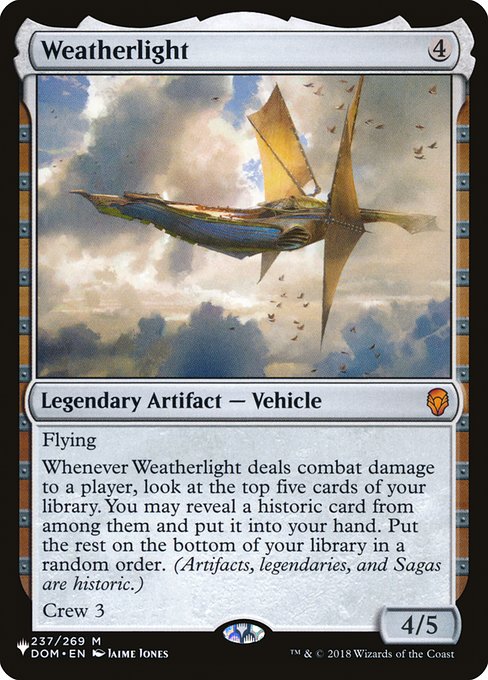 Weatherlight (The List) Near Mint