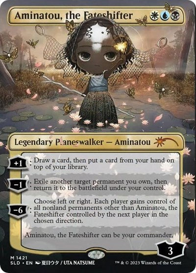 Aminatou, the Fateshifter (Rainbow Foil) (Secret Lair) Light Play Foil