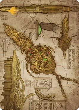 Key to the City Art Card  Gold Stamped Planeswalker Symbol|0|0|0.00