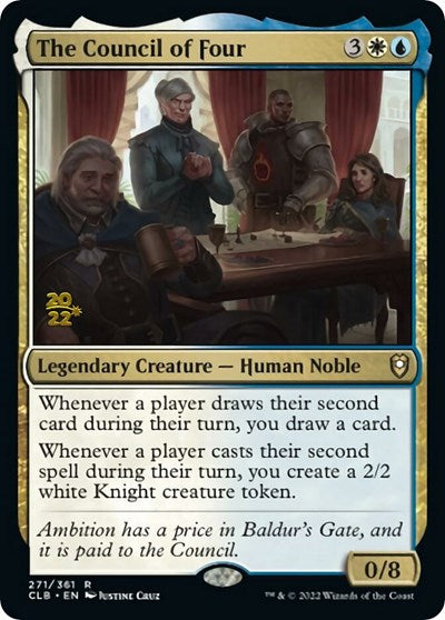 The Council of Four (Promos: Prerelease Cards) Light Play Foil