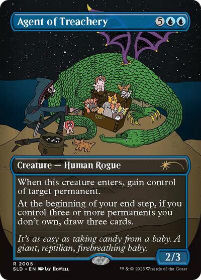 Agent of Treachery (Secret Lair) Light Play