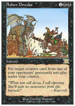 Ashen Powder (Classic 6th Edition) Light Play