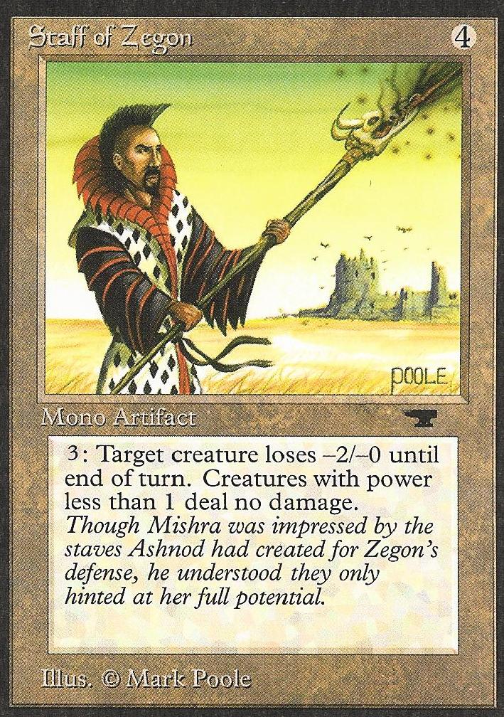 Staff of Zegon (Antiquities) Medium Play