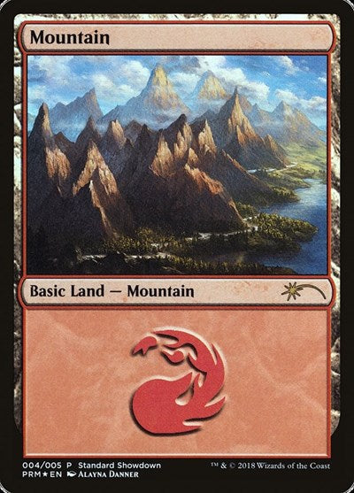 Mountain (Alayna Danner) (Promos: Standard Showdown) Medium Play Foil