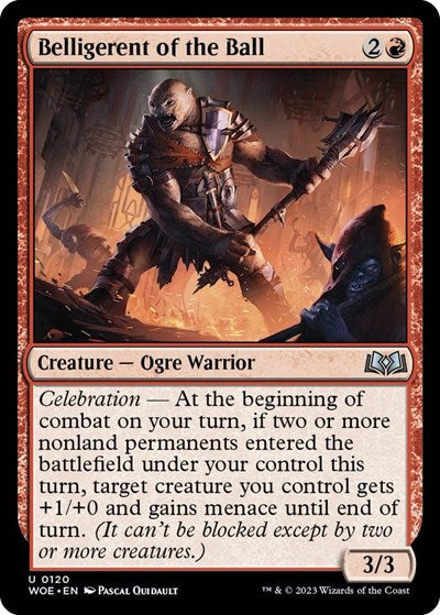 Belligerent of the Ball (Wilds of Eldraine) Near Mint Foil