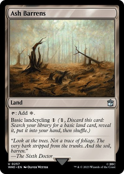 Ash Barrens (Universes Beyond: Doctor Who) Light Play Foil
