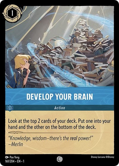 Develop Your Brain (The First Chapter) Near Mint Cold Foil