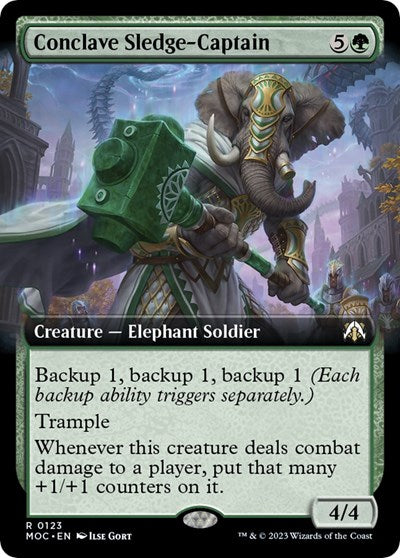 Conclave Sledge-Captain (Extended Art) (Commander: March of the Machine) Light Play