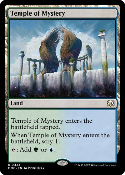 Temple of Mystery (Commander: March of the Machine) Near Mint