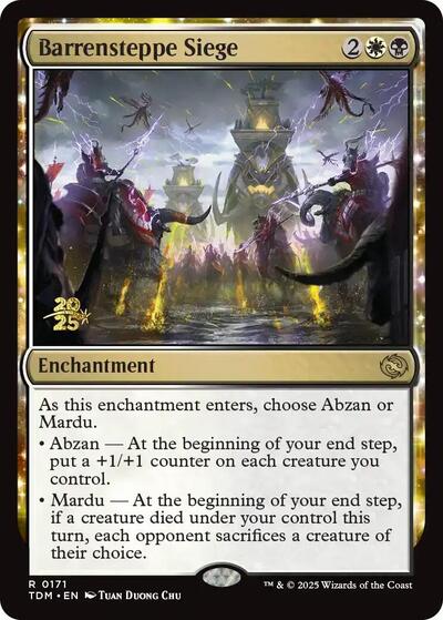 Barrensteppe Siege (Promos: Prerelease Cards) Light Play Foil