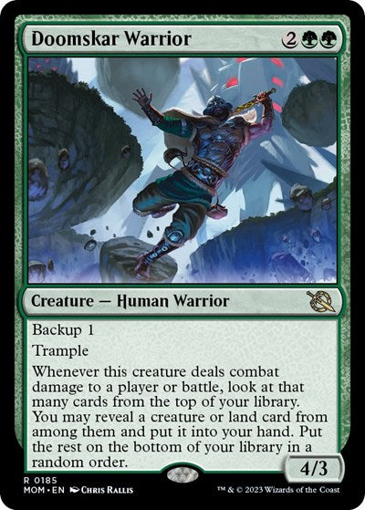 Doomskar Warrior (March of the Machine) Near Mint Foil