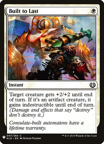 Built to Last (Mystery Booster) Near Mint