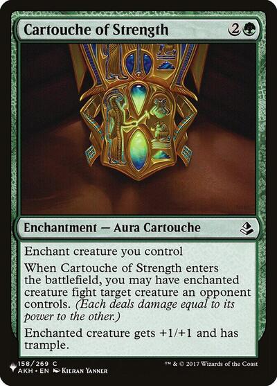 Cartouche of Strength (The List) Light Play