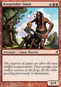 Axegrinder Giant (Lorwyn) Light Play Foil