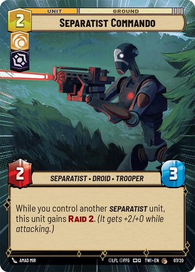 Separatist Super Tank (Hyperspace) (Twilight of the Republic) Near Mint Foil